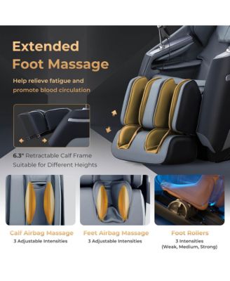 Zero Gravity SL Track Full Body Massage Chair with Waist Heating & Airbag Massage