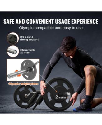 SUGFIT Safety Squat Bar 700 LB Capacity with Shoulder and Arm Pads