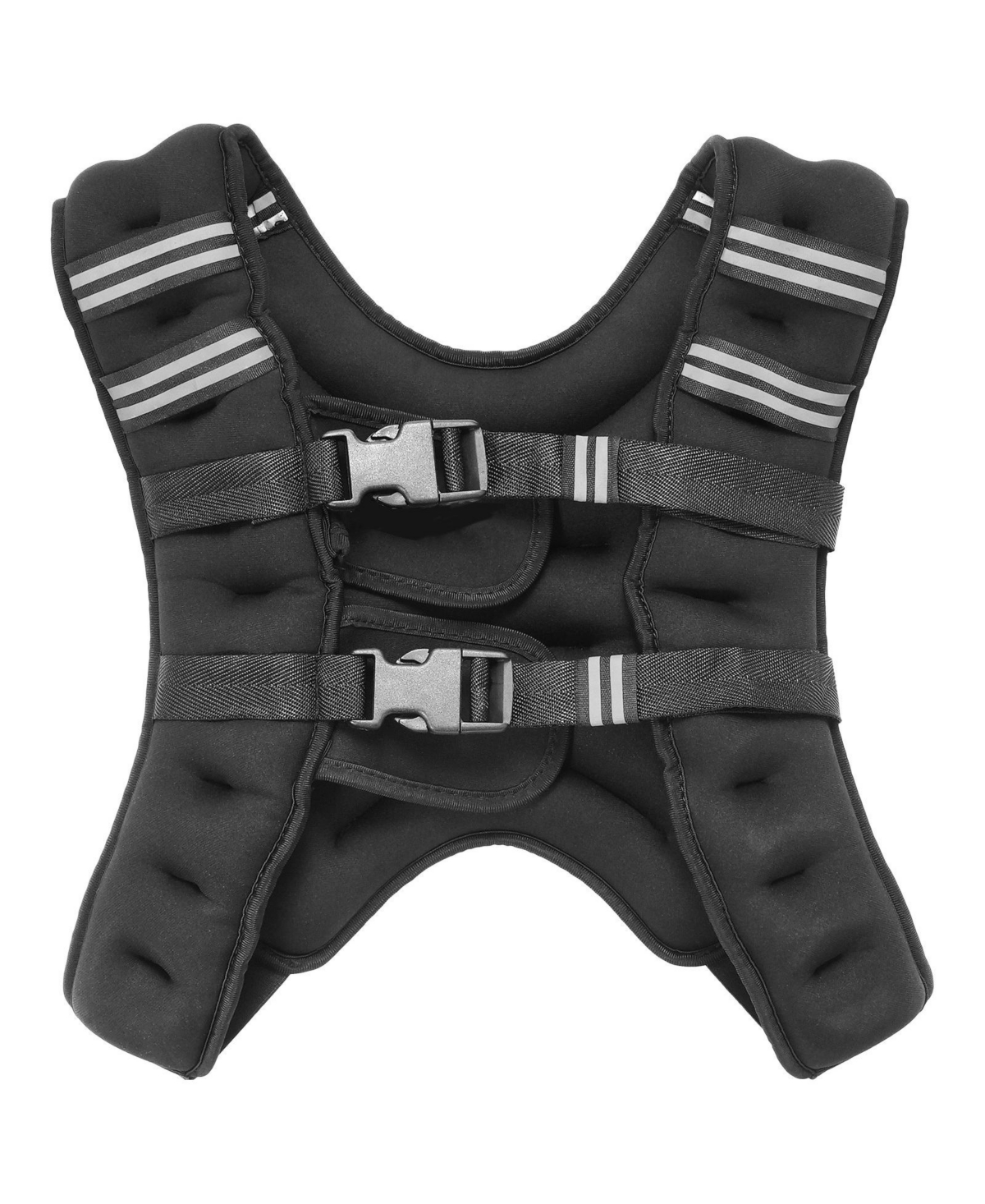Sugfit Weighted Vest 16 Lb Adjustable Fitness Vest with Reflective Strips