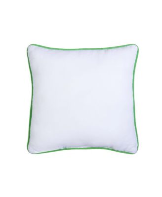 3 Leaf Clover St. Patrick's Hooked Throw Pillow, 10" x 10