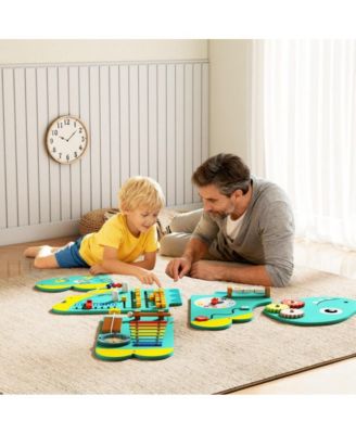 11 in 1 Dinosaur Busy Board Wall Activity Panels