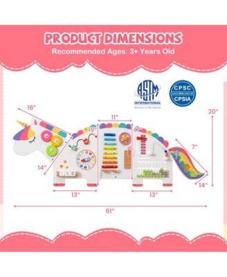 11 in 1 Dinosaur Busy Board Wall Activity Panels