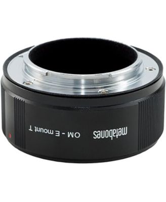 Olympus OM Lens to Sony E-Mount Camera T Adapter, Black Matte