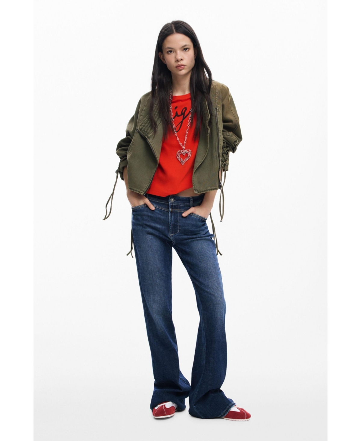 Desigual Women's Logo knit t-shirt