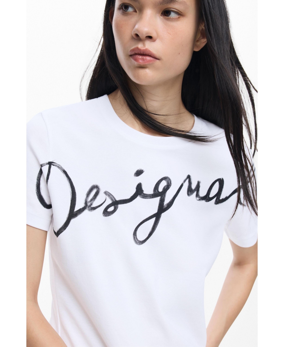 Desigual Women's Logo knit t-shirt