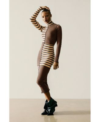 Women's Striped knit dress