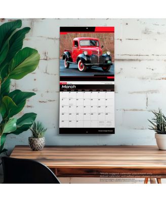Classic Dodge Pickups 2026 Monthly Wall Calendar, 12" x 24", Hanging, Foil-Stamped Cover, Plastic-Free