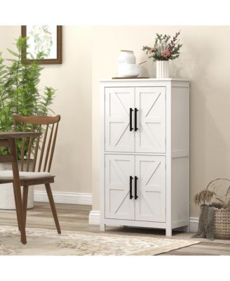 Bathroom Floor Cabinet, Farmhouse Bathroom Cabinet with Doors,