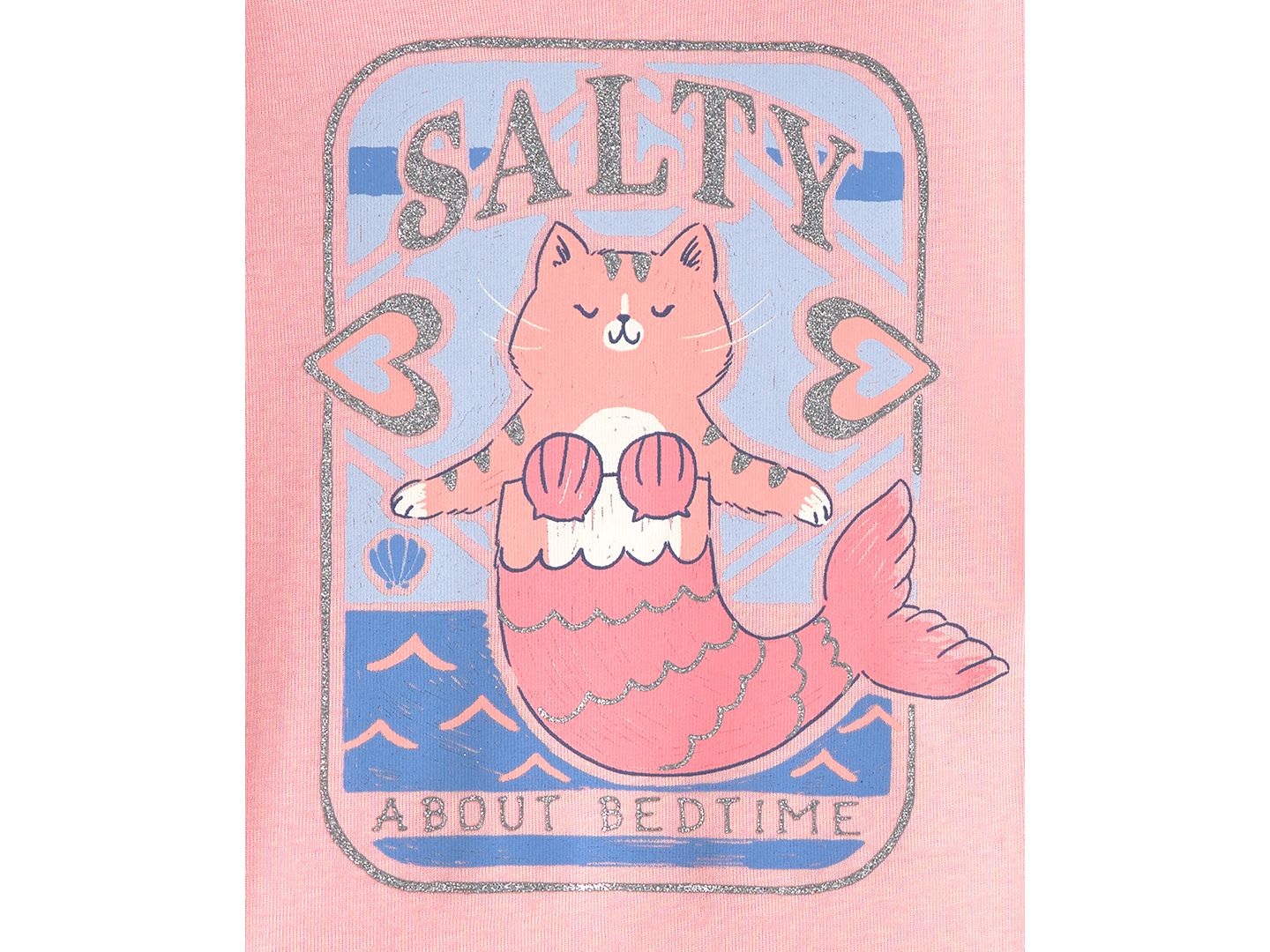 Пижамный комплект Cat, с брюками, 4 предмета — Carter's, цвет: Розовый / Слоновая кость — фото 3