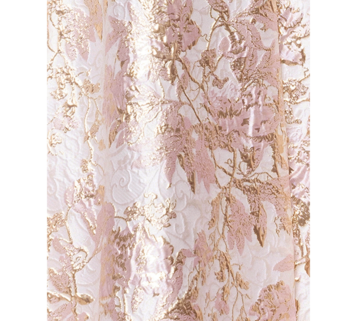 Xscape Petite Off-The-Shoulder Metallic Jacquard Gown