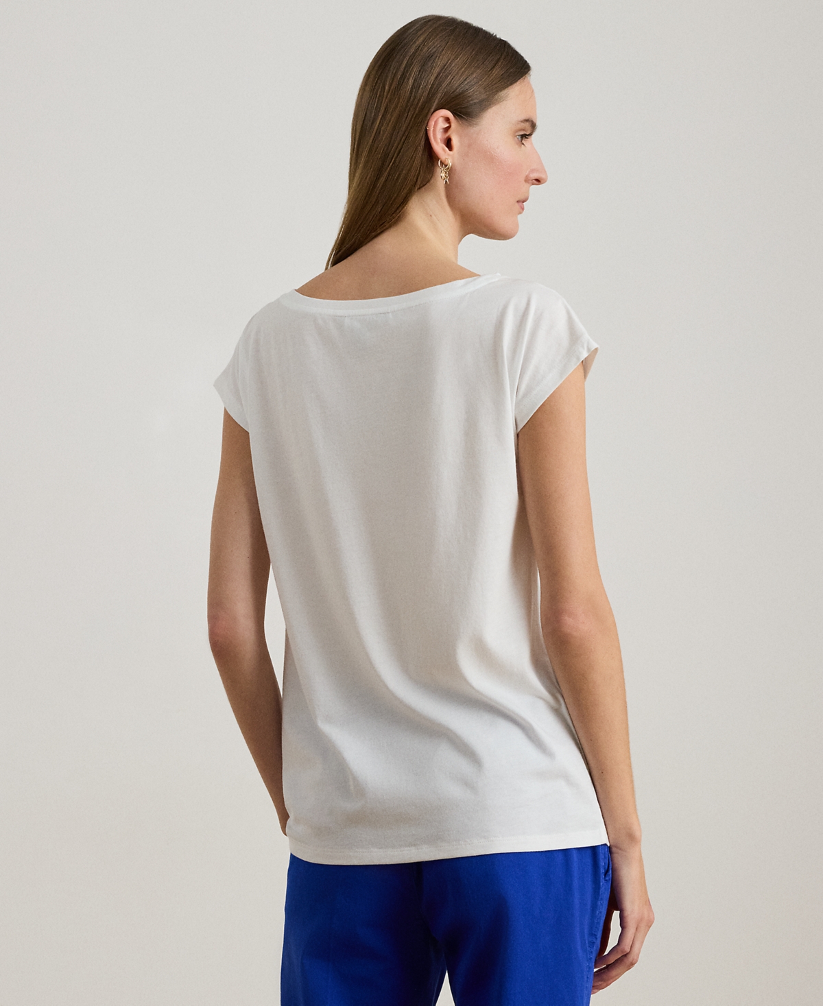 Lauren Ralph Petite Graphic Short-Sleeve T-Shirt