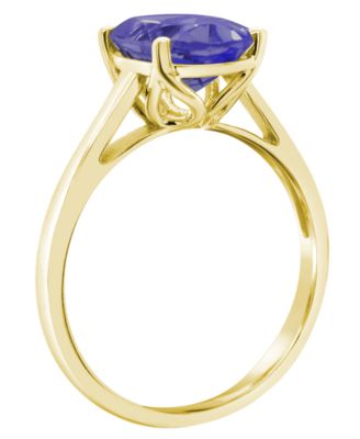 Tanzanite Ring (3-1/6 ct. t.w.) in 14k Yellow Gold (also in 14k White Gold)