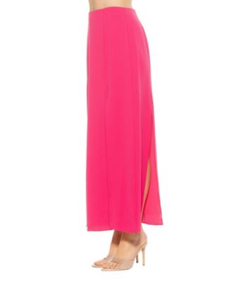 Women's Sansa Maxi Skirt With Front Side Slit Detail