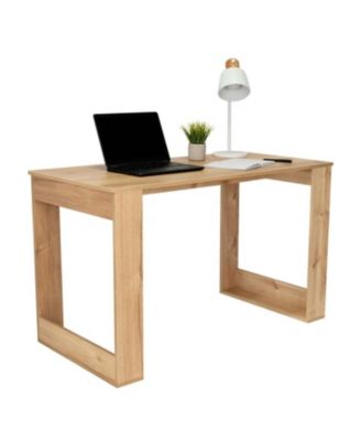 Lacey Rectangle Computer Desk Smokey Oak