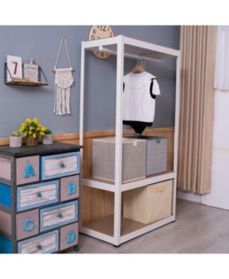 Streamdale Heavy Duty Clothing Rack with Adjustable Shelves