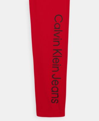 Calvin Klein Boys' 8-20 Fleece Drawstring Jogger Pants