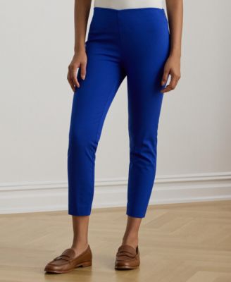 Stretch Twill Cropped Skinny Pant