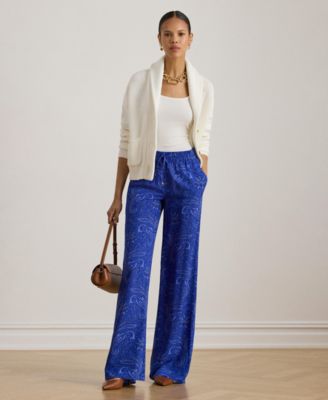 Women's Rib-Knit Shawl-Collar Toggle Cardigan