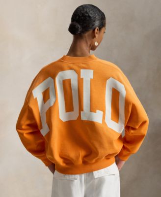 Women's Oversized Back-Logo Crew Neck Top