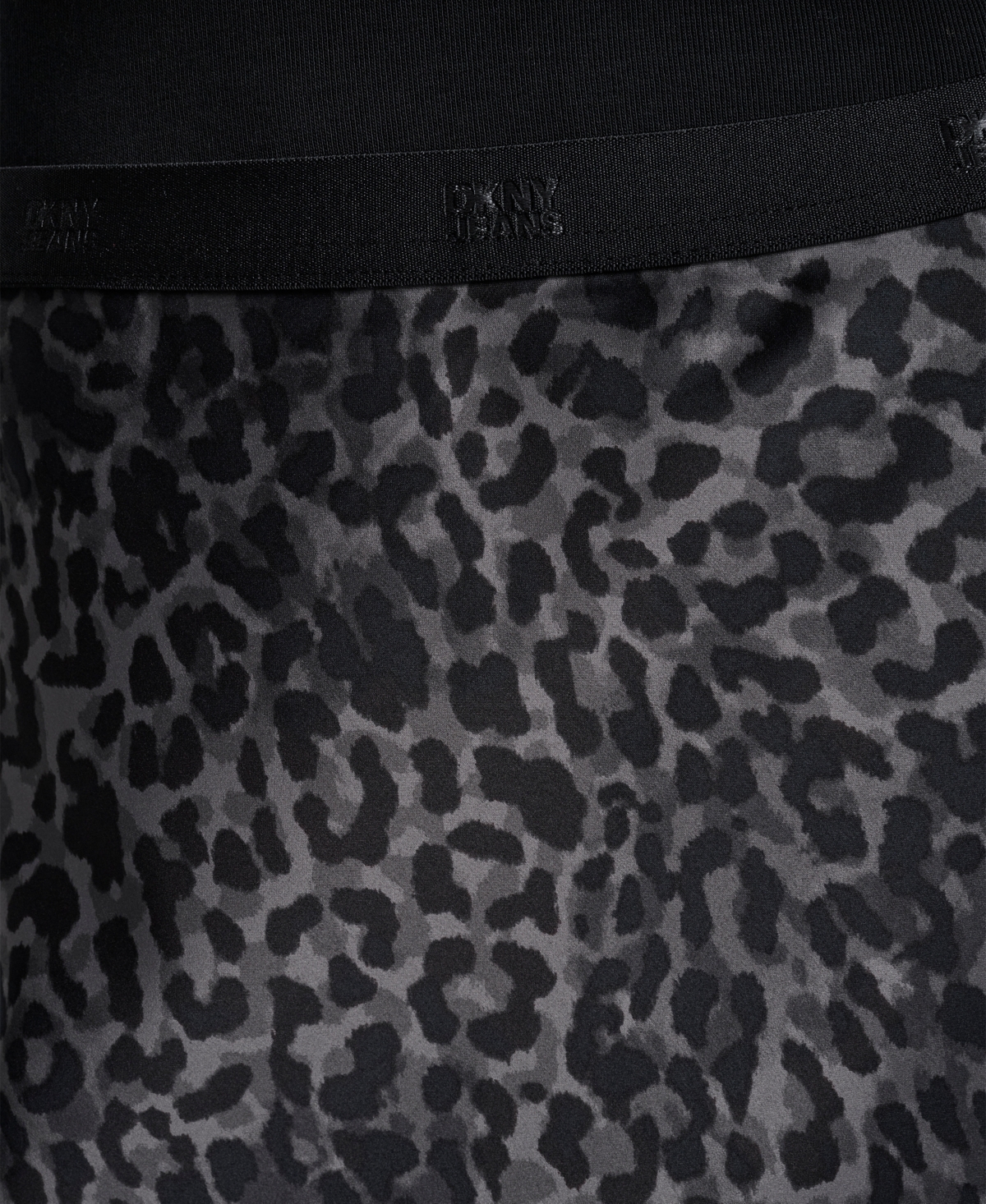 Dkny Jeans Women's Logo Elastic Waistband Slip Skirt