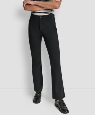 Women's Mid-Rise 5 Pocket Slim Boot Cut Pants