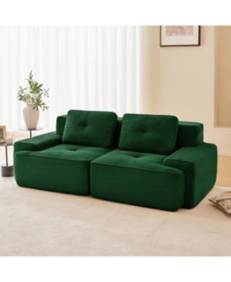 Streamdale Modern L-Shaped Corduroy Sectional Sofa