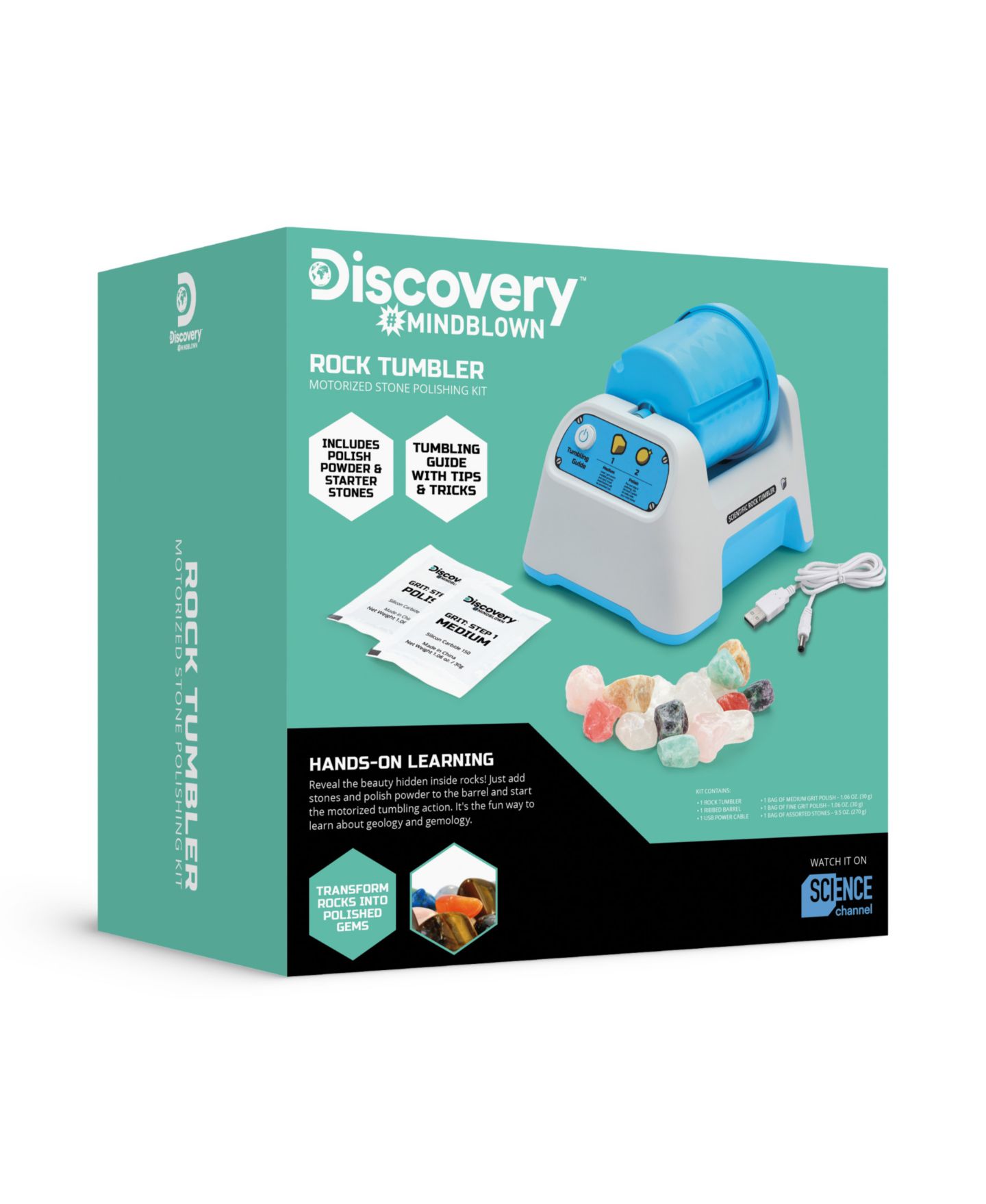 Детские игрушки Discovery Mindblown Motorized Rock Tumbler Set — фото 6