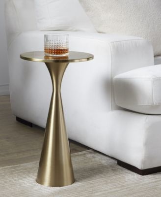 22" Metal Gemma Contemporary Side Table