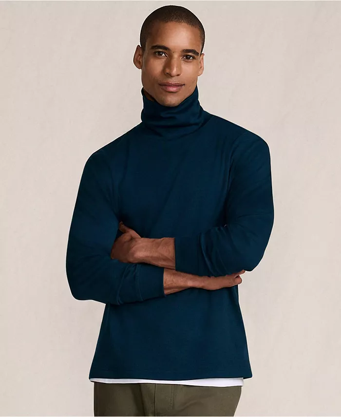 Men's Super Soft Supima Turtleneck T-Shirt - thumbnail 4