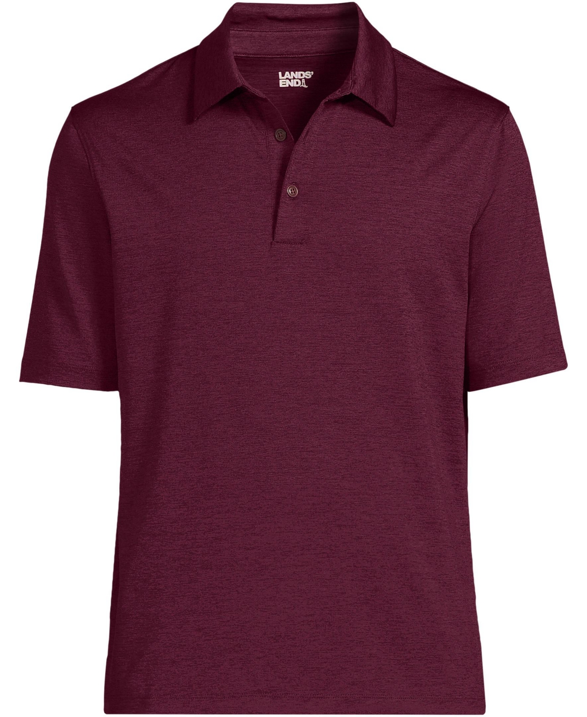 Lands' End Men's Rapid Dry Space Dye Polo Shirt