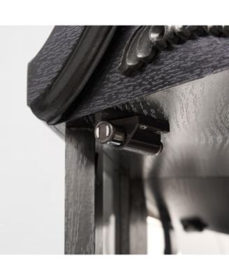 Lighted Corner Curio Cabinet - Black