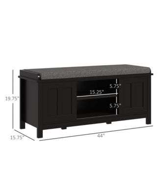 Lift-Top Shoe Storage Bench for Entryway