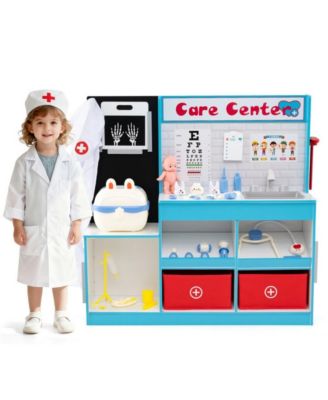 Kids Medical Center Playset with Doctor Tools and Interactive Clinic Features