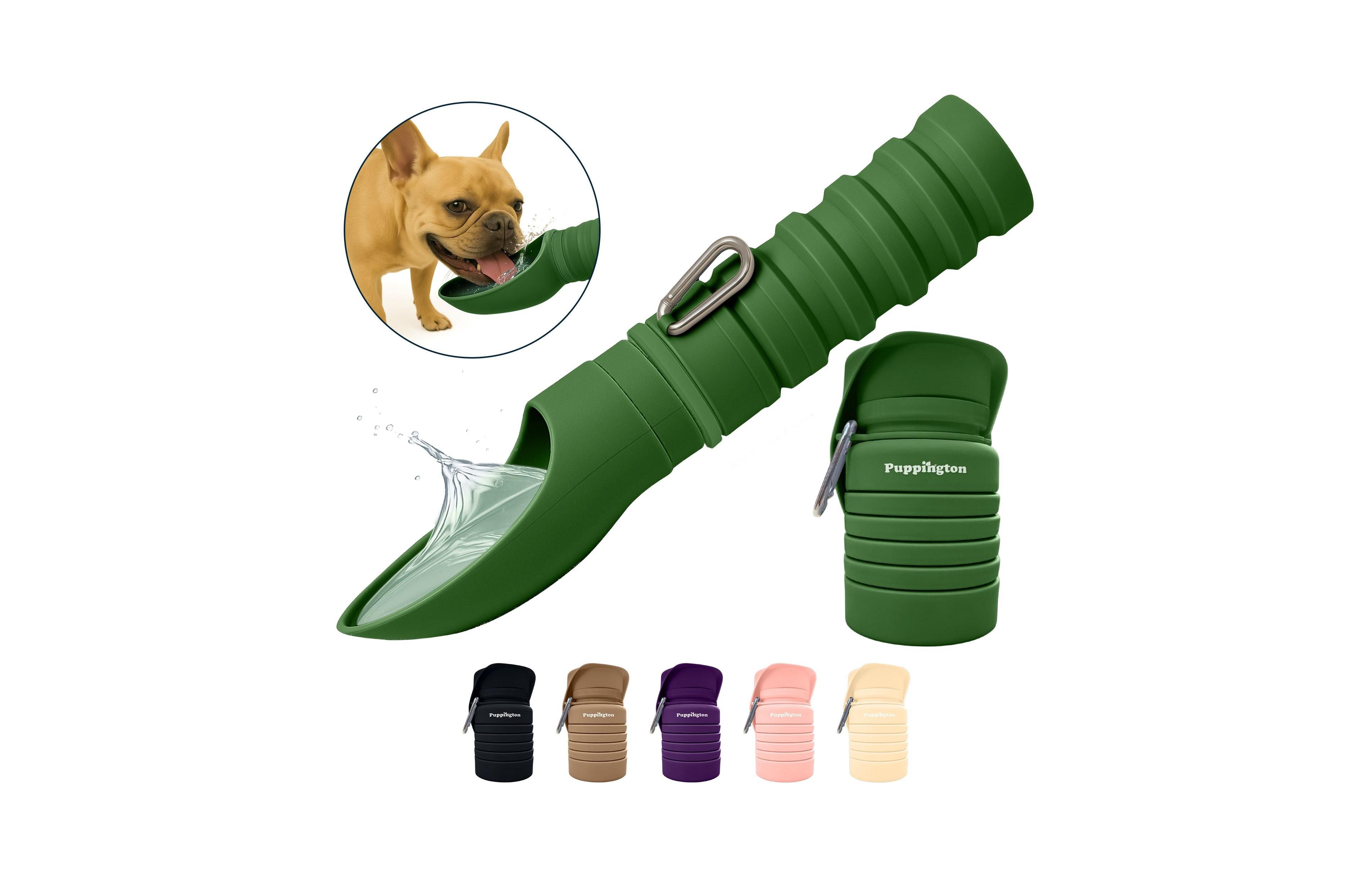 Puppington Collapsible Dog Water Bottle