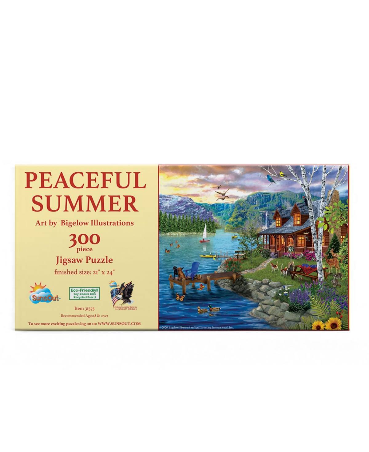 Peaceful Summer 300 piece Jigsaw Puzzle for Adults