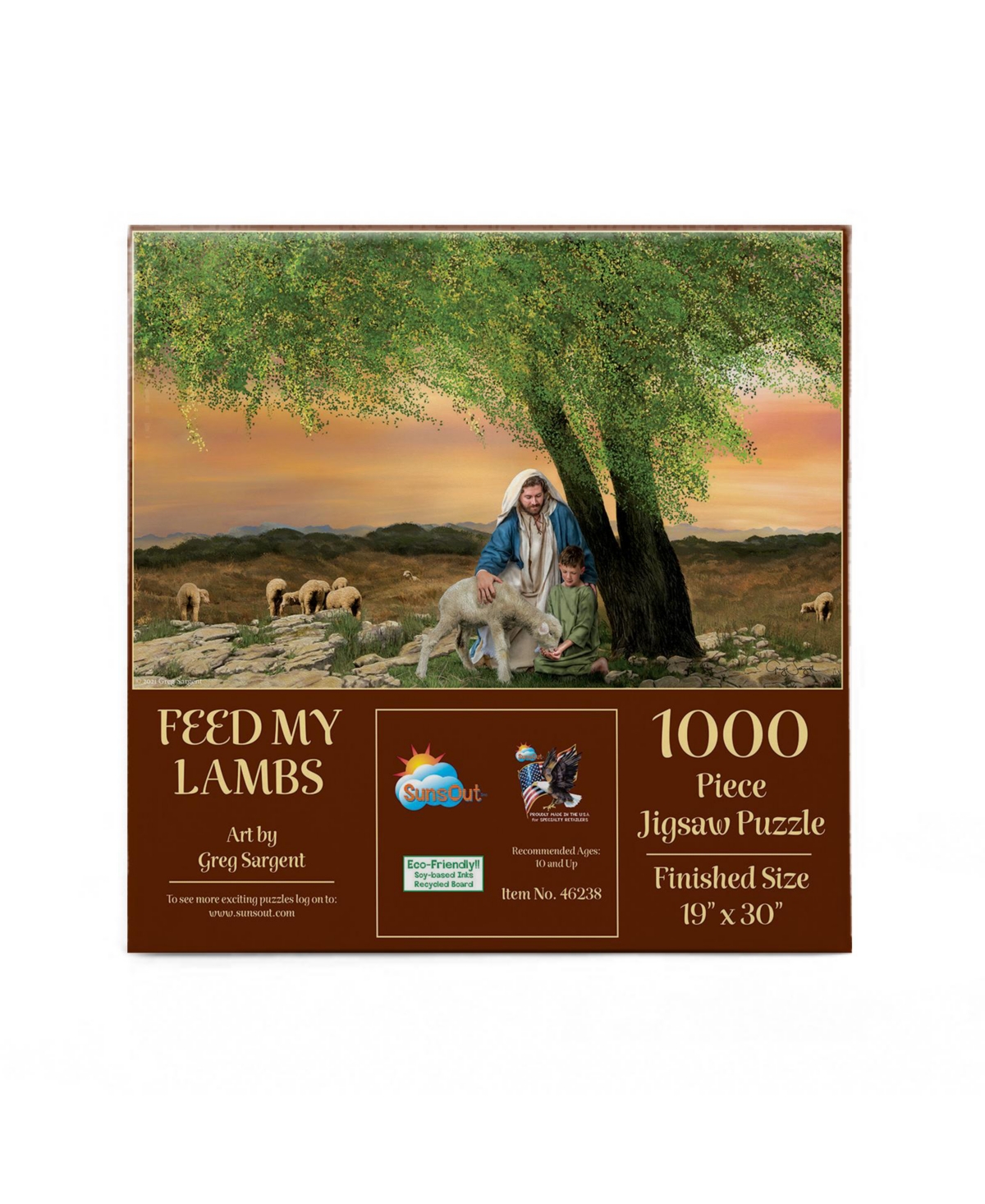 Feed My Lambs 1000 piece Jigsaw Puzzle for Adults Easter