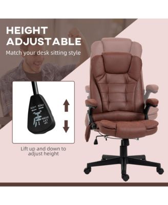 6 Point Vibrating Massage Office Chair with Lumbar Heat