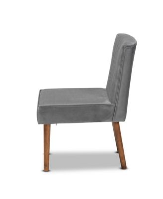 Alvis 25" Wood Mid-Century Dining Chair