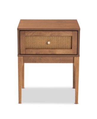 Ramiel 18.7" Rattan Mid-Century Nightstand