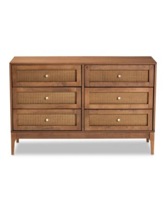 Ramiel 47.2 Rattan Mid-Century Dresser
