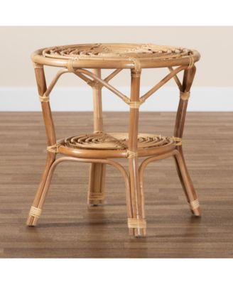 Cariel 21.5" Rattan Bohemian Coffee Table