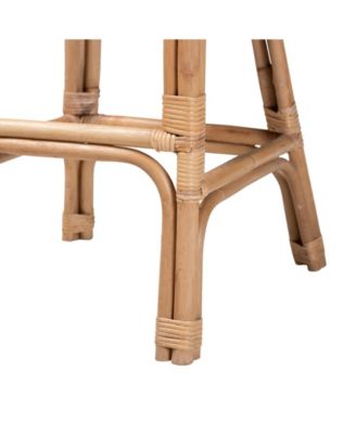 Neola 22" Rattan Bohemian Bar Stool