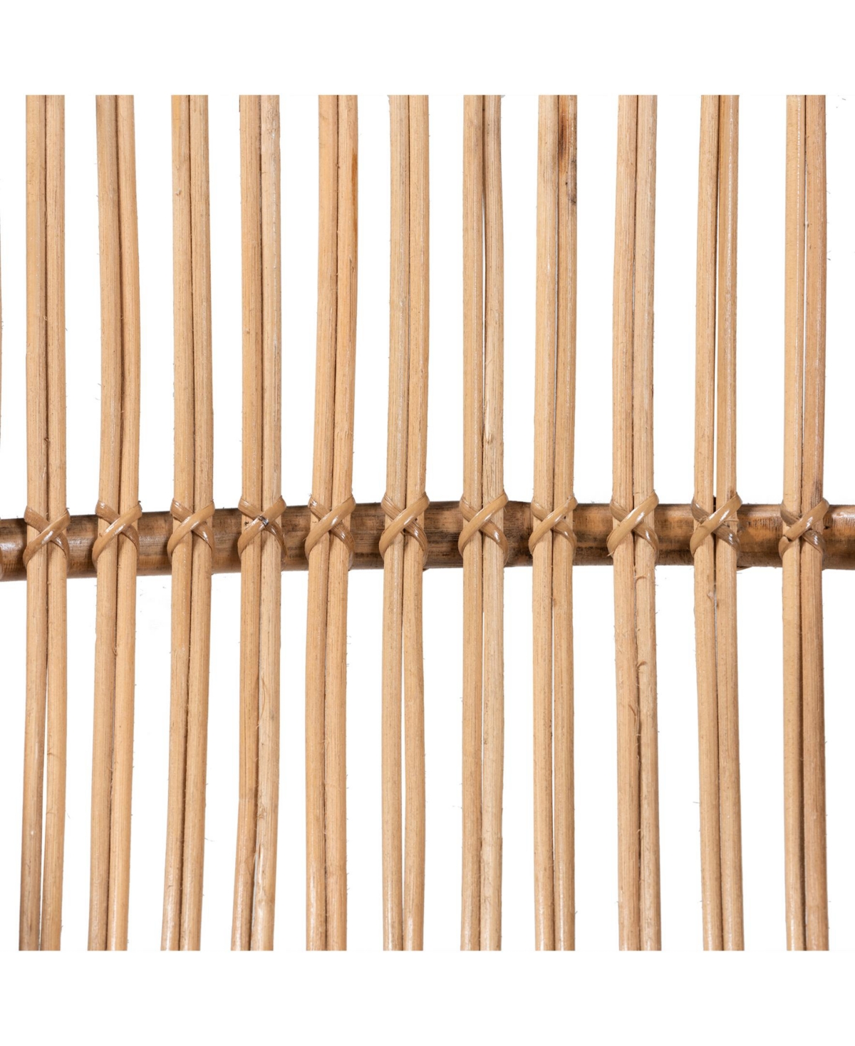 Furniture Blanca 29.7" Rattan Bohemian Accent Chair