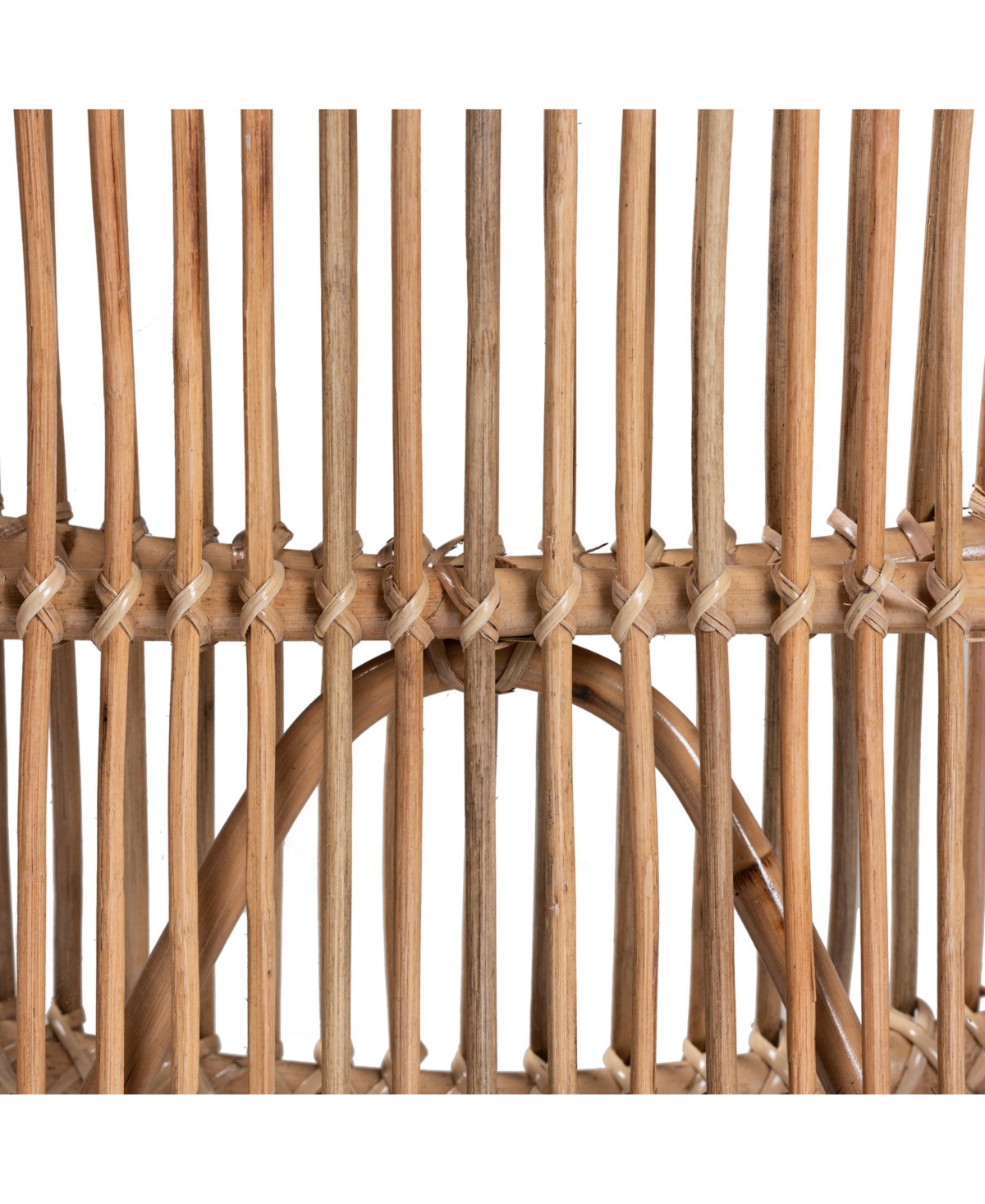 Furniture Genera 36" Rattan Bohemian Lounge Chair