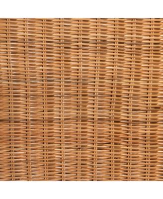 Racquel 19.25" Rattan Bohemian Counter Stool