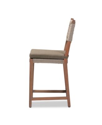 Heyna 24" Wood Mid-Century Counter Stool