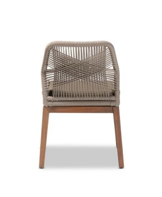 Jennifer 25.2" Wood Mid-Century Dining Side Chair