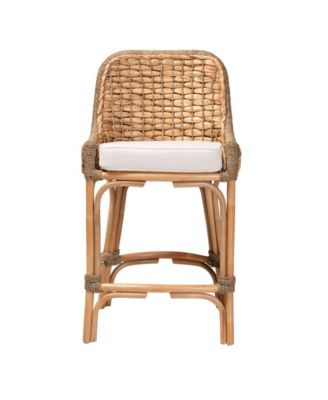 Kyle 24" Rattan Bohemian Dining Chair with Cushion