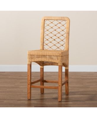 Moscow 40.4" Rattan Bohemian Counter Stool