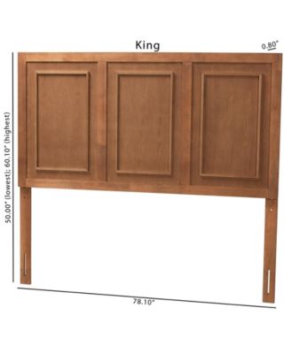 Giordano 78.1" Wood Traditional King Headboard